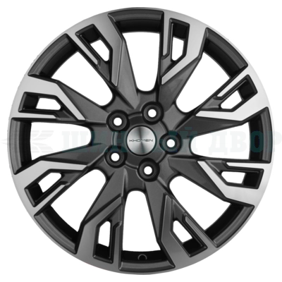 5*110 18" Et35 7J Khomen Wheels KHW1809 (Dongfeng 580/DFSK 500) 67.1 Gray-FP