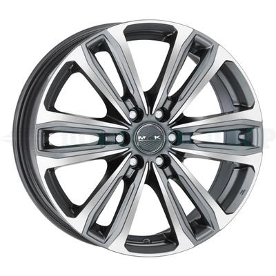 6*114.3 18" Et30 8J MAK Safari 6 66.1 Gunmetal Mirror Face
