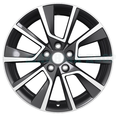 5*112 18" Et43 7J Khomen Wheels KHW1802 (Kodiaq/Tiguan) 57.1 Black-FP