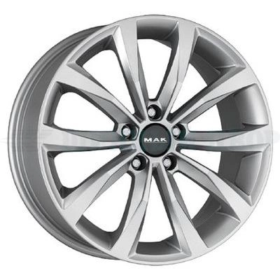 5*114.3 19" Et50 8J MAK Wolf 76 Silver