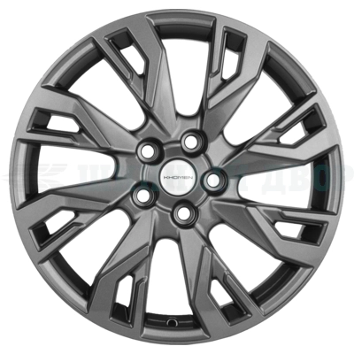 5*108 18" Et33 7J Khomen Wheels KHW1809 (Chery Tiggo 4/Tiggo 7 Pro) 60.1 Gray