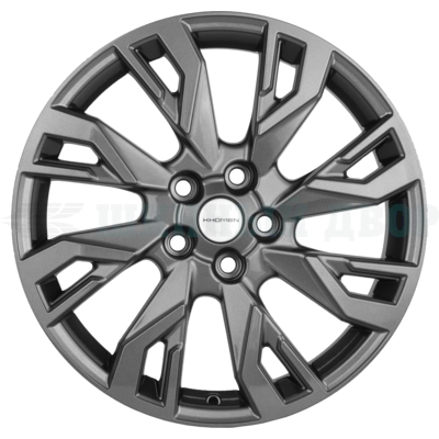 5*110 18" Et35 7J Khomen Wheels KHW1809 (Dongfeng 580/DFSK 500) 67.1 Gray