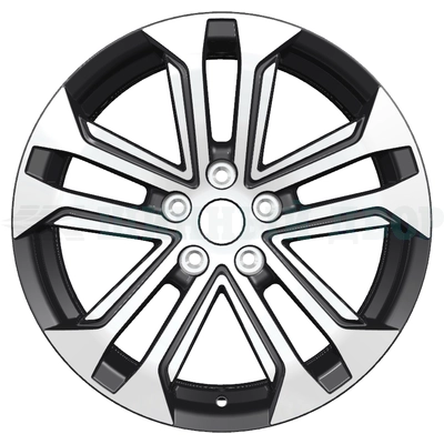 5*112 18" Et43 7J Khomen Wheels KHW1803 (Kodiaq/Tiguan) 57.1 Black-FP